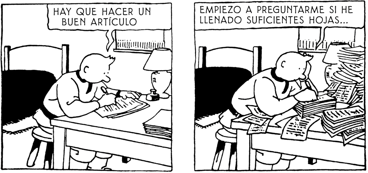 Tintin au pays des Soviets Il s'agit d'écrire un bel article